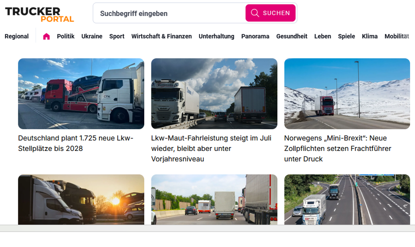 Lastkraftwagen im Transportverkehr
